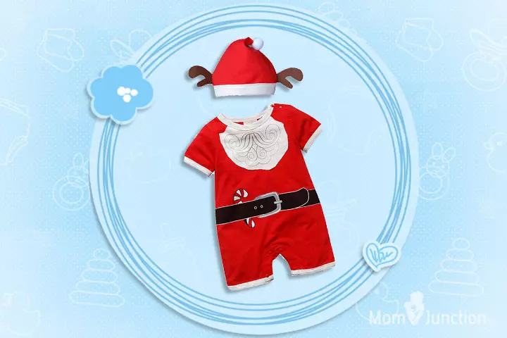 Christmas Outfits For Babies - Santa One Piece Costume