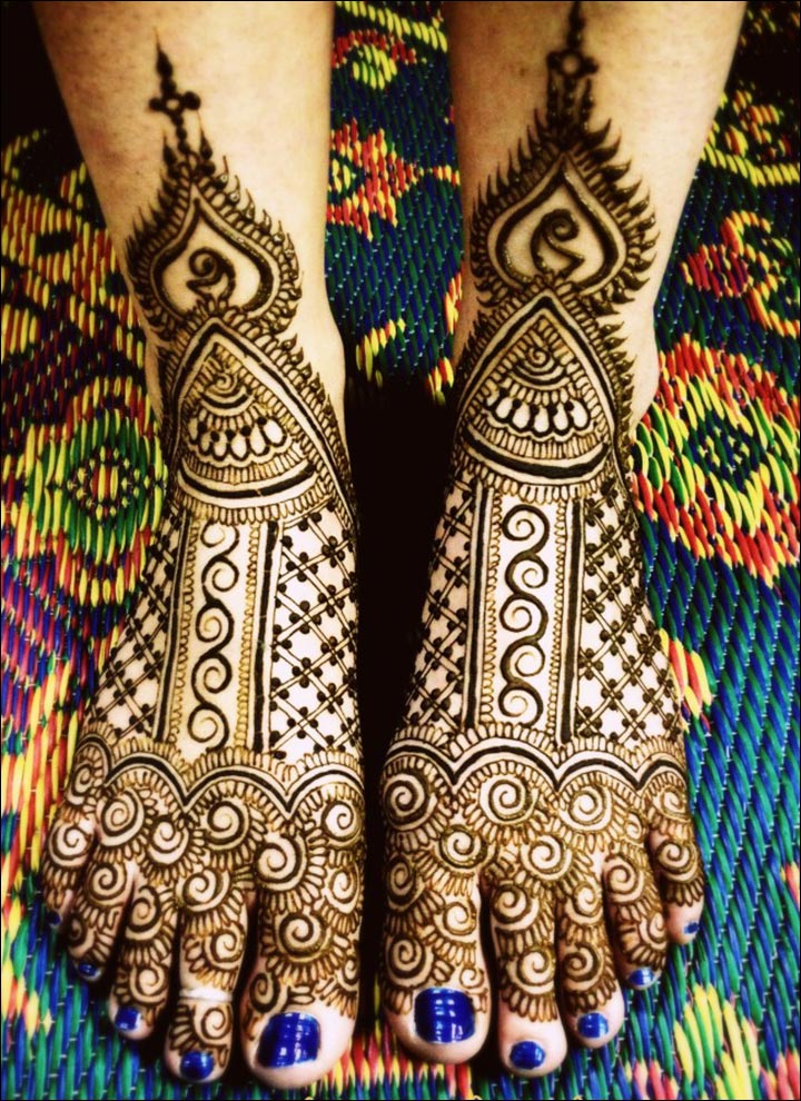 Latest Mehndi Designs - Modern Designs For Fabulous Feet