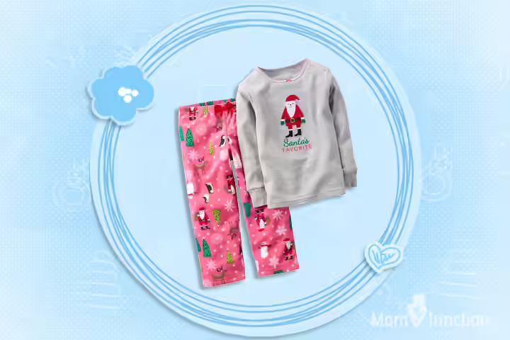 Christmas Dresses For Toddlers - Two Piece Cotton And Fleece Pajamas Christmas Dresses For Toddlers - Two Piece Cotton And Fleece Pajamas