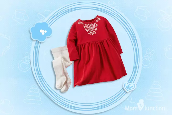 Christmas Dresses For Toddlers - Two Piece Legging And Top Set