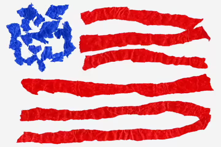 Tissue Paper Crafts For Kids - American Flag Using Tissues Tissue Paper Crafts For Kids - American Flag Using Tissues