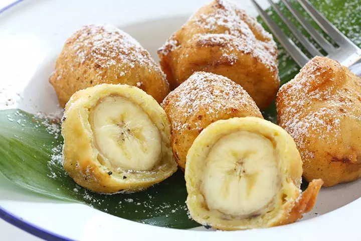 Banana Recipes For Kids - Banana Fritters