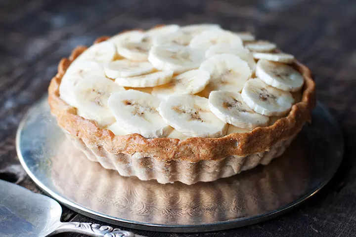 Banana Recipes For Kids - Banana Tart