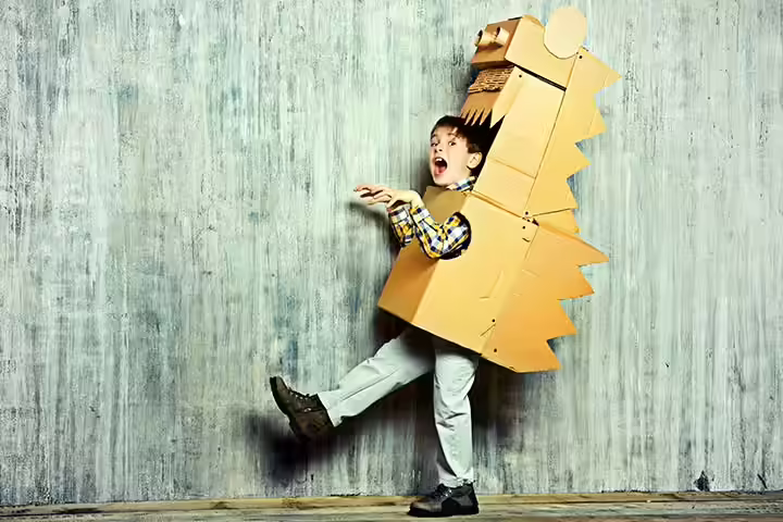 Dinosaur Activities For Preschoolers - Cardboard Box Dragon Dinosaur Activities For Preschoolers - Cardboard Box Dragon