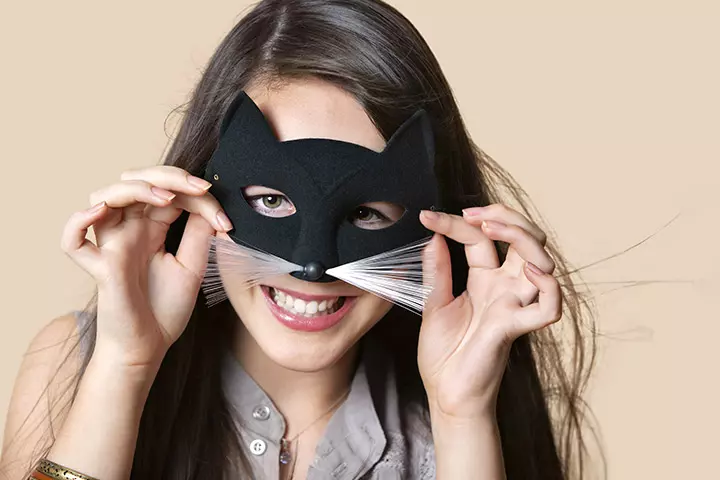 Cat mask, DIY mask making for kids