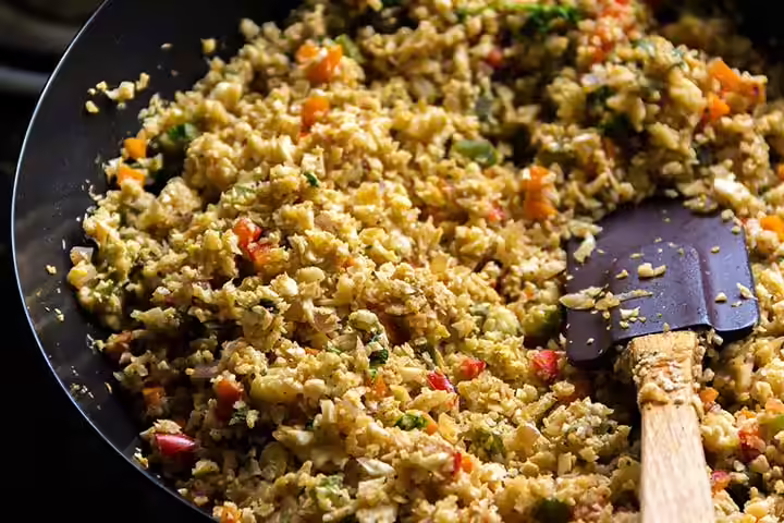 Cauliflower rice Cauliflower rice