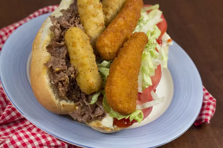 Chicken finger sub with cabbage slaw