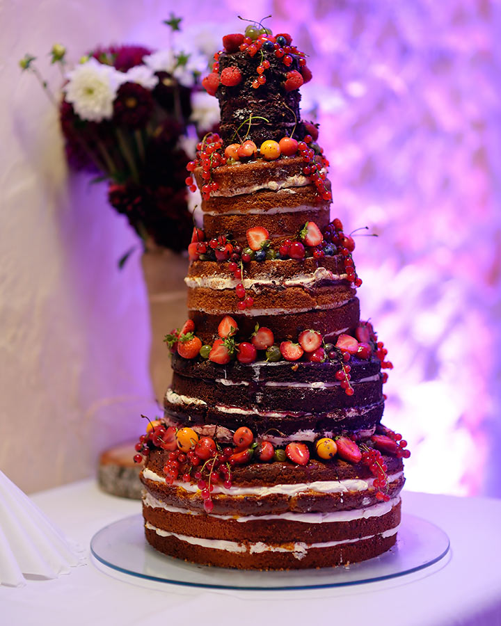 Vintage Wedding Cakes - Classic Chocolate Cake