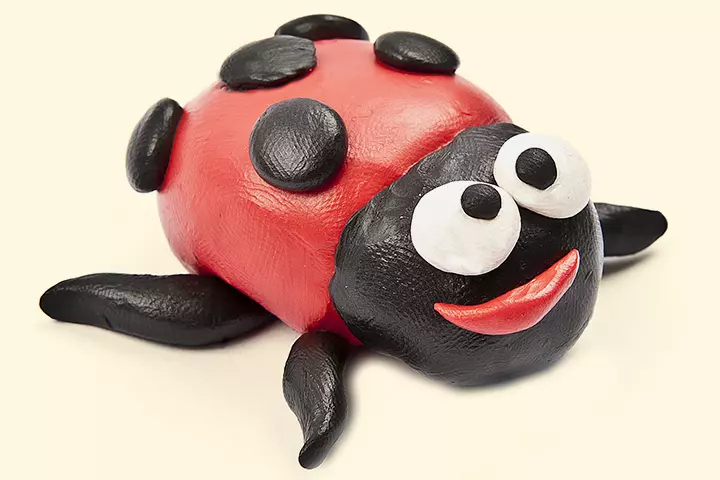 Ladybug Craft - Clay Ladybug