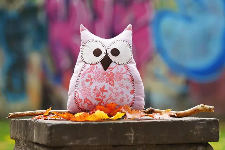 Owl Crafts For Kids - Cloth Bag Owl