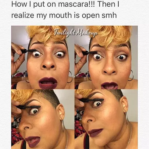 Mascara makeup