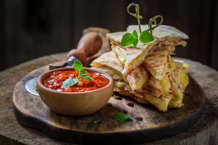 Pizza quesadilla Pizza quesadilla