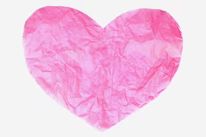 Tissue Paper Crafts For Kids - Tissue Paper Heart Tissue Paper Crafts For Kids - Tissue Paper Heart