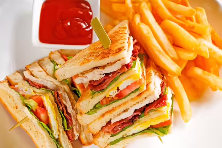 Triple decker yum sandwich Triple decker yum sandwich