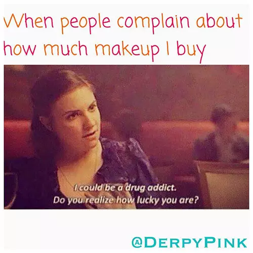 complain much makeup