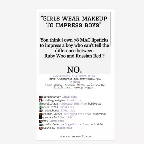 girls wear makeup