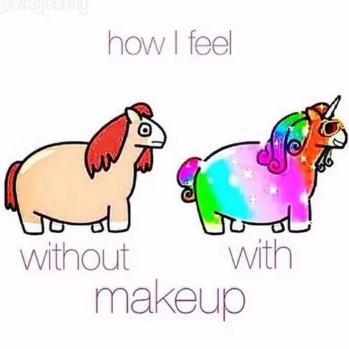 how i feel with our makeup