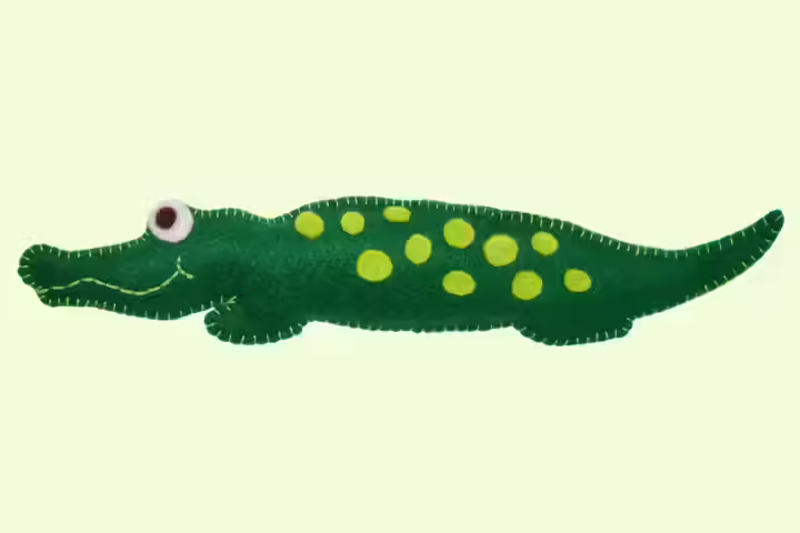 Crocodile Crafts - Felt Crocodile Craft Crocodile Crafts - Felt Crocodile Craft