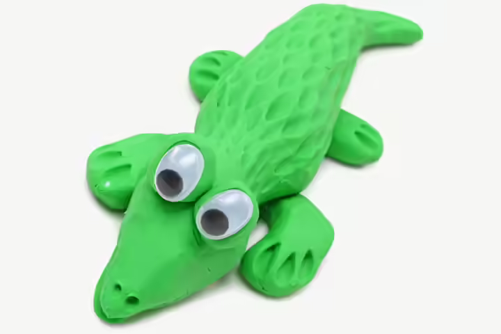 Crocodile Crafts - Clay Crocodile Craft Crocodile Crafts - Clay Crocodile Craft