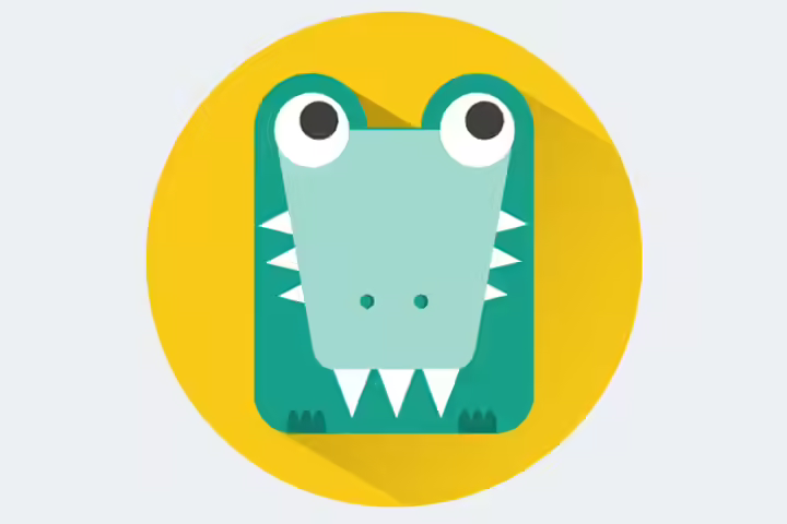 Crocodile Crafts - Crocodile Bookmark Crocodile Crafts - Crocodile Bookmark