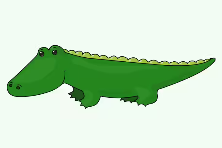 Crocodile Crafts - Crocodile Painting Crocodile Crafts - Crocodile Painting