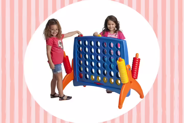 Educational Toys For Preschoolers - ECR4Kids Junior 4-To-Score Oversized Game Educational Toys For Preschoolers - ECR4Kids Junior 4-To-Score Oversized Game