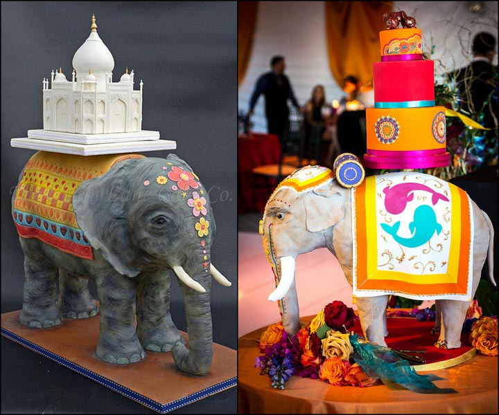 Unique Wedding Cakes - The Indie Elephant Cake
