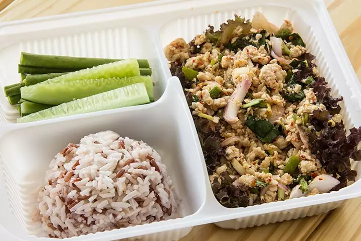 Bento Box Lunch Ideas For Kids - Leftover Rice Bento Box