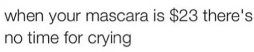 Mascara Crying