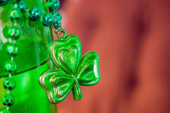 Shamrock Lucky Charm Necklace Shamrock Lucky Charm Necklace