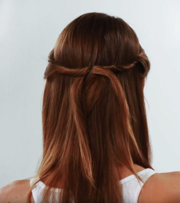 Simple Twisted Side Hairstyle That You Can Do in Less Than 2 Minutes