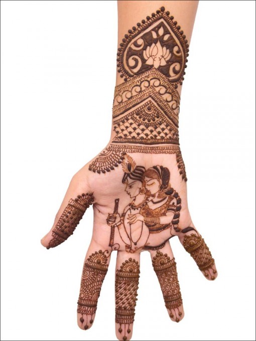 10 Radha Krishna Mehndi Design Themes You'll Fall In Love With