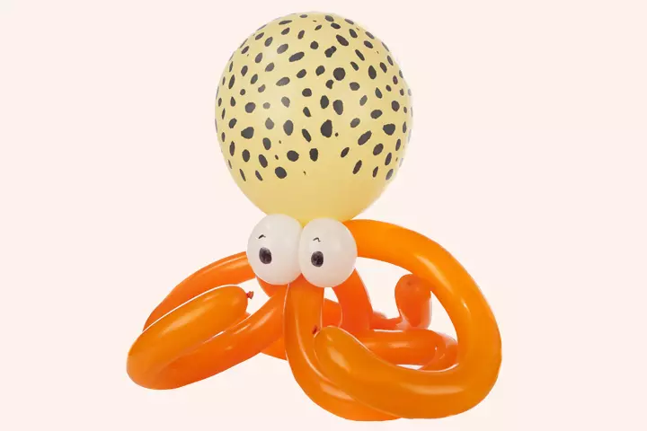 Octopus Craft - Balloon Octopus Craft