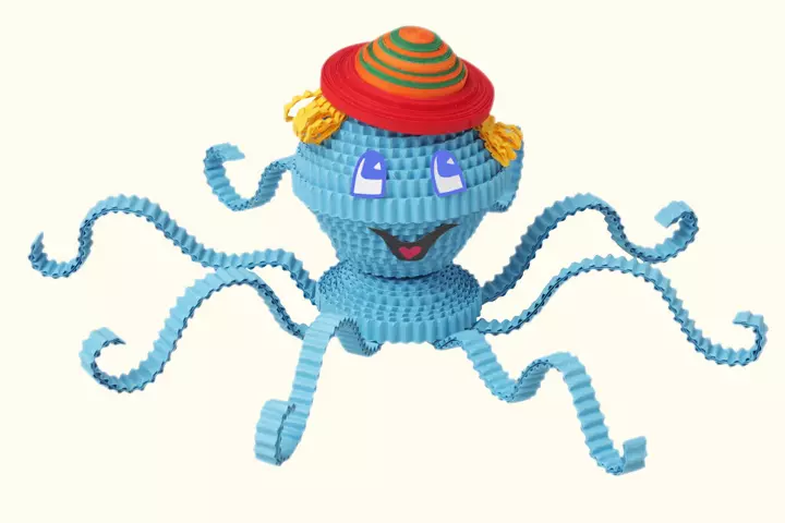 Octopus Craft - Quilling Octopus Craft