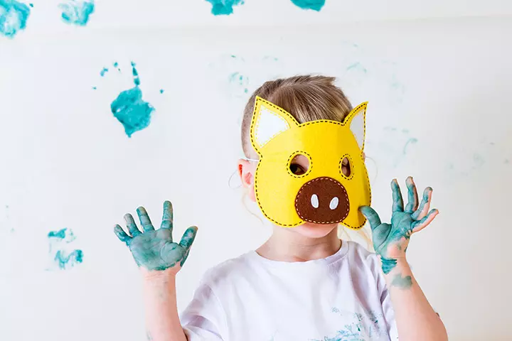 Pig Craft - Card Paper Pig Mask