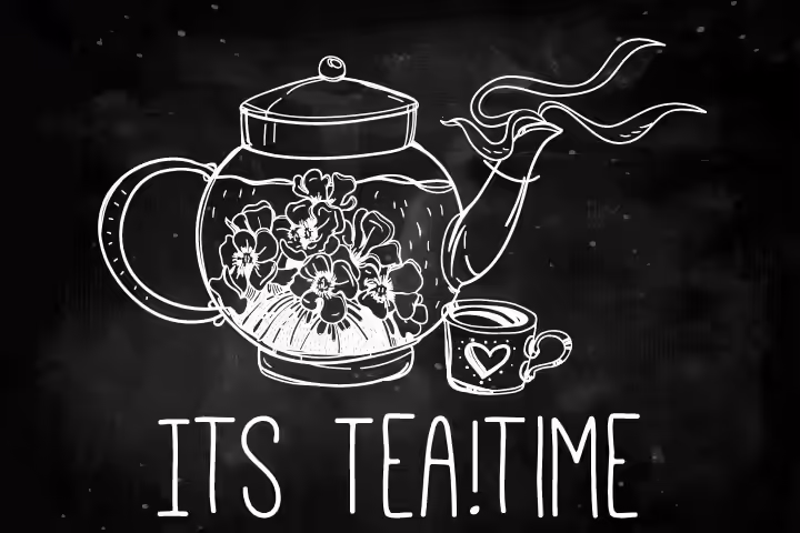 Tea Party Ideas For Kids - Chalkboard 'Welcome To Tea Party' Sign Tea Party Ideas For Kids - Chalkboard 'Welcome To Tea Party' Sign