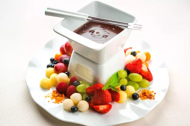 Tea Party Ideas For Kids - Chocolate Fondue