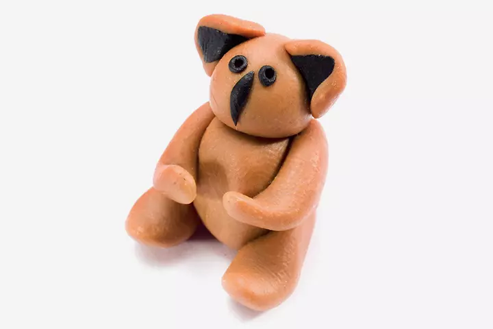 Clay Koala craft for preschoolers