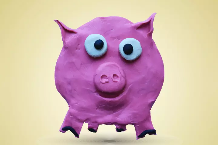 Pig Craft - Clay Pig Craft