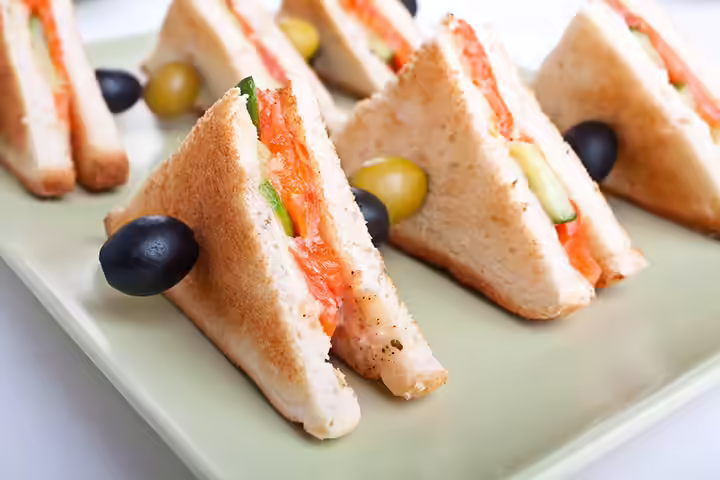 Tea Party Ideas For Kids - Club Tea Sandwich With Different Stuffing Tea Party Ideas For Kids - Club Tea Sandwich With Different Stuffing