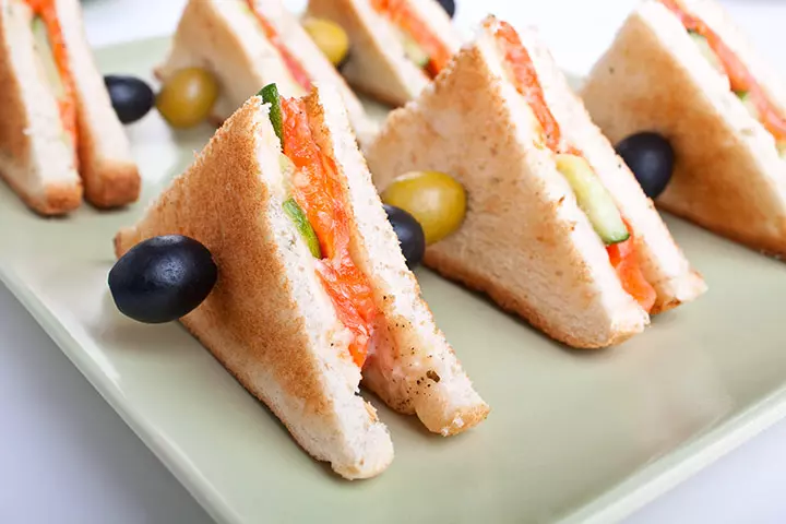 Tea Party Ideas For Kids - Club Tea Sandwich With Different Stuffing