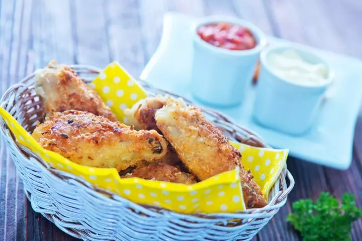 Tea Party Ideas For Kids - Crispy Chicken Chunks