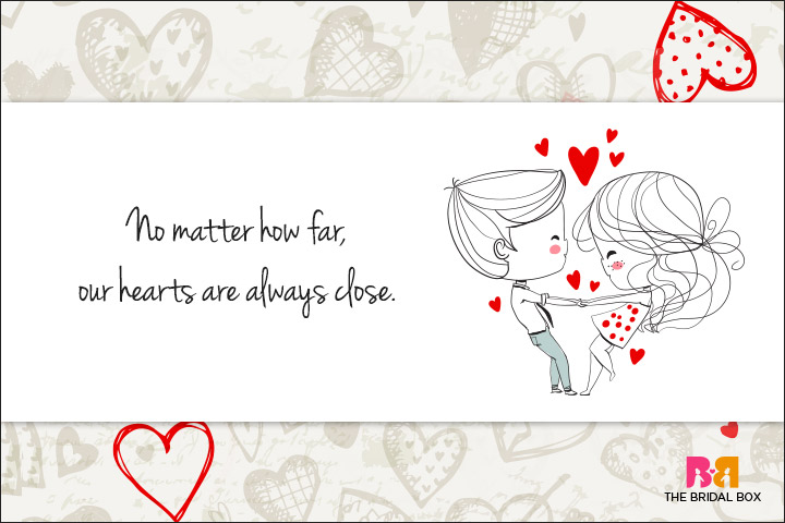 Cute Love Quotes For Her - No Matter How Far