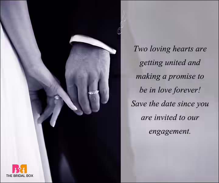 Engagement Invitation Wording - Two Loving Hearts Engagement Invitation Wording - Two Loving Hearts