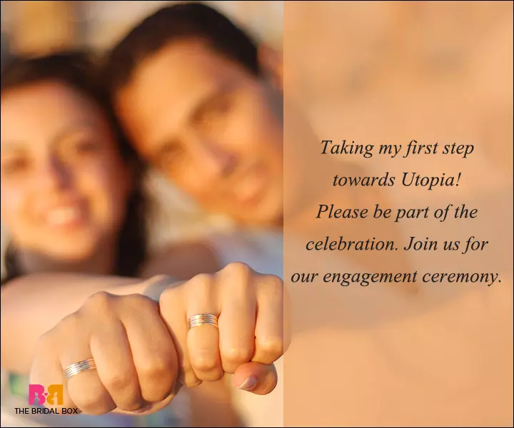 Engagement Invitation Wording - Towards Utopia