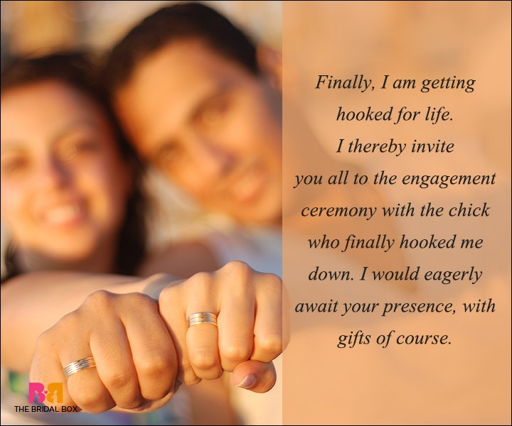 Engagement Invitation Wording - Finally 
