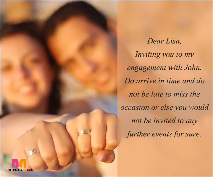 Engagement Invitation Wording - Dear Lisa Engagement Invitation Wording - Dear Lisa