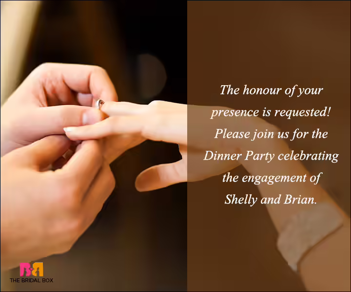 Engagement Invitation Wording - The Honour Of Your Presence Engagement Invitation Wording - The Honour Of Your Presence