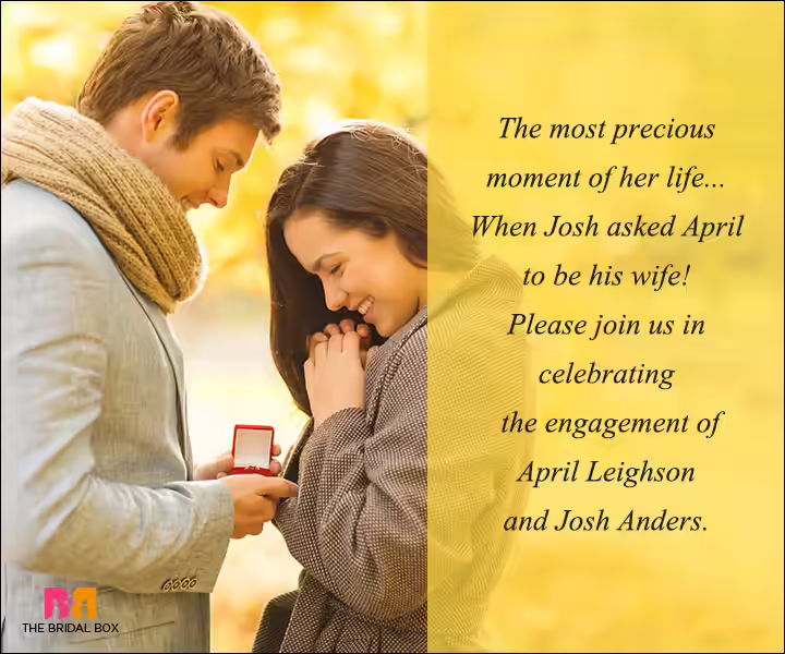 Engagement Invitation Wording - The Most Precious Moment Engagement Invitation Wording - The Most Precious Moment