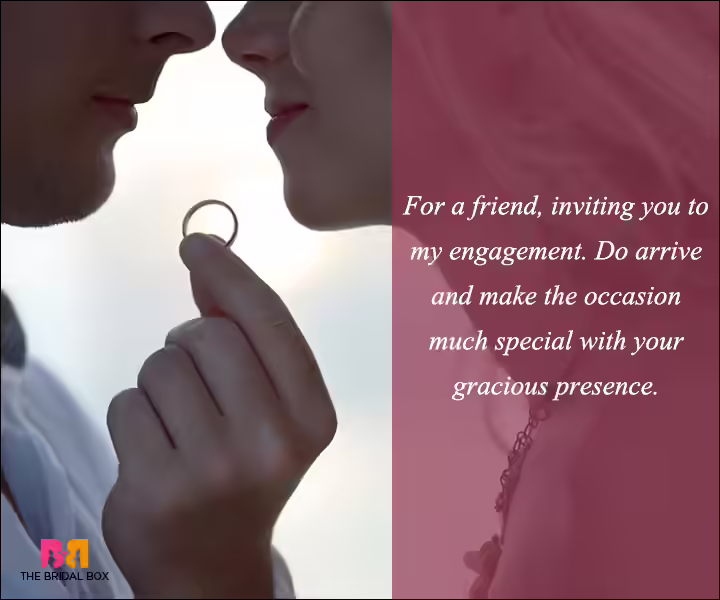Engagement Invitation Wording - For A Friend Engagement Invitation Wording - For A Friend